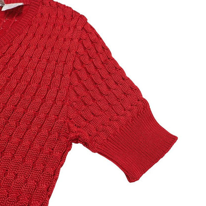 Fendi Vintage Skirt Setup Size 42 V-neck Knit Top Skirt Made In Italy 20250709