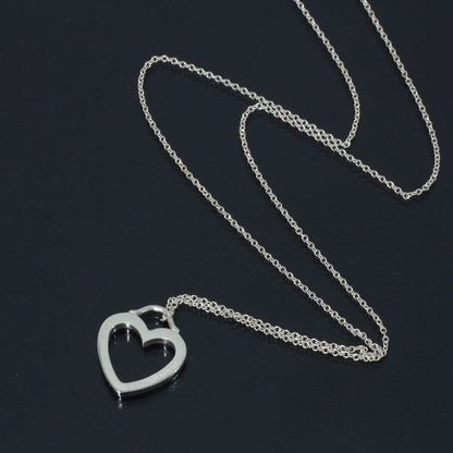 Tiffany & Co Necklace Heart Pendant Silver 925 D9979