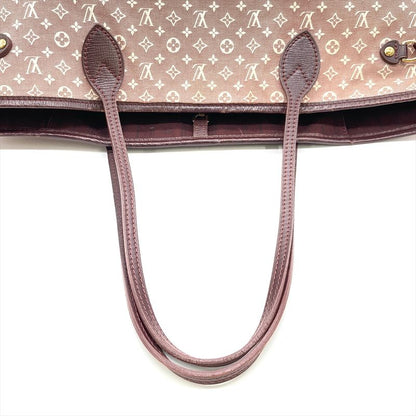 Louis Vuitton Idylle Neverfull MM Sepia Tote Monogram Idylle M40515 Bordeaux