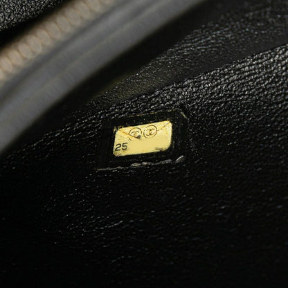 Chanel Chevron Coco Mark Chain Shoulder Bag Handbag Black Lambskin Ladies Chanel