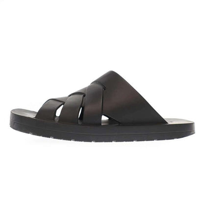 Bottega Veneta 23ss Mule Rubber Sandals Black 42