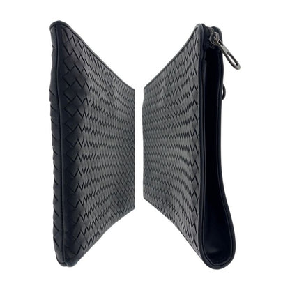 Bottega Veneta Bottega Veneta Intrecciato Black Gunmetal Hardware Leather