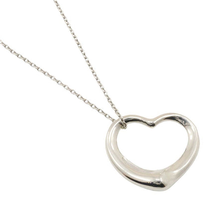 Tiffany & Co Open Heart Medium Silver 925 Ladies 9.6g Necklace