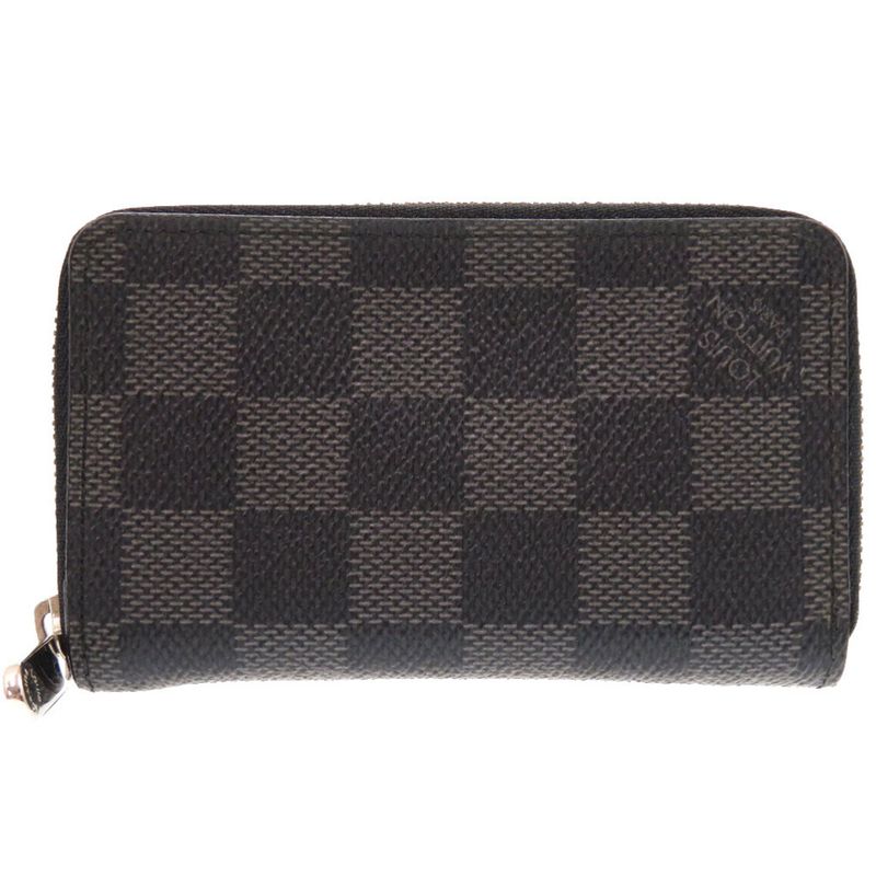 Louis Vuitton Zippy Coin Purse Damier Graphite N630 Coin Case Wallet LV 1207