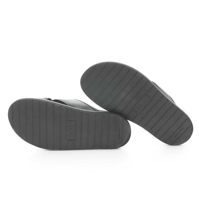 DIOR Homme Dior Homme Sandals Size 42 Oblique Logo Slides Shower Sandals