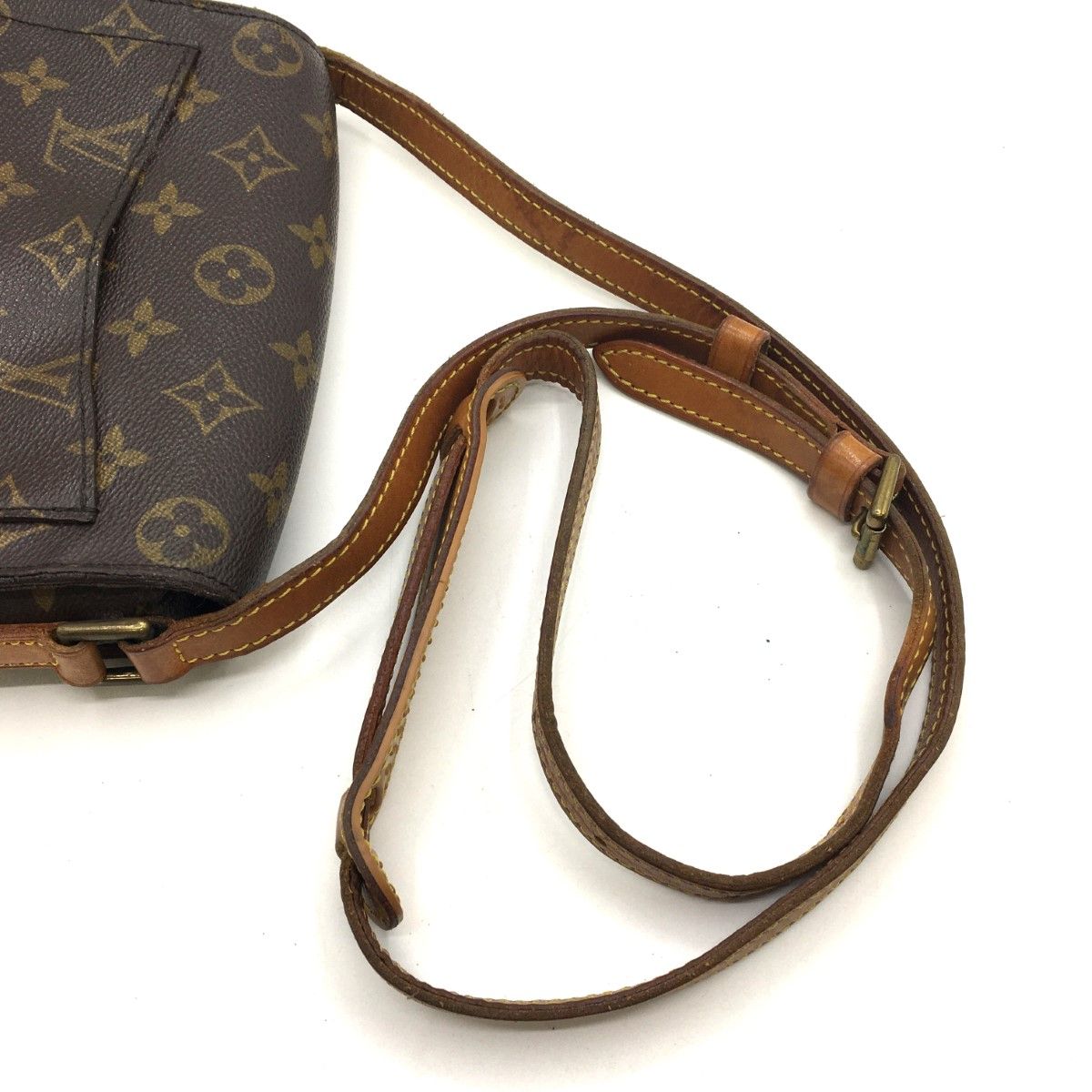 Louis Vuitton Monogram Saint-Cloud Shoulder Bag M51243 Damaged