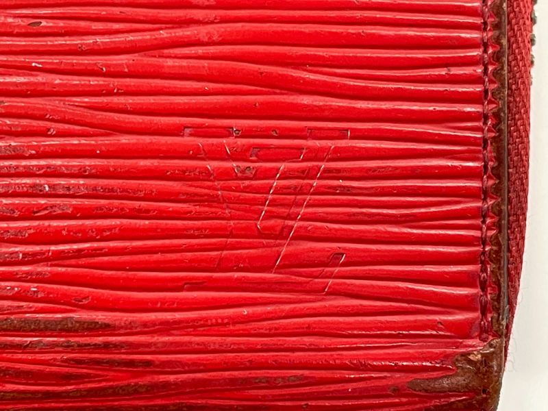 Louis Vuitton Epi Zippy Wallet Round Zip Wallet Long Wallet M61859 Coclico Red