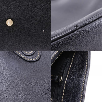 Bvlgari Bulgari Maxirettare 2WAY Shoulder Leather Black Women's Handbag