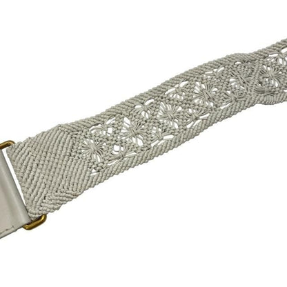 Christian Dior Bag Strap Replacement Shoulder Strap Small Leather White Gold