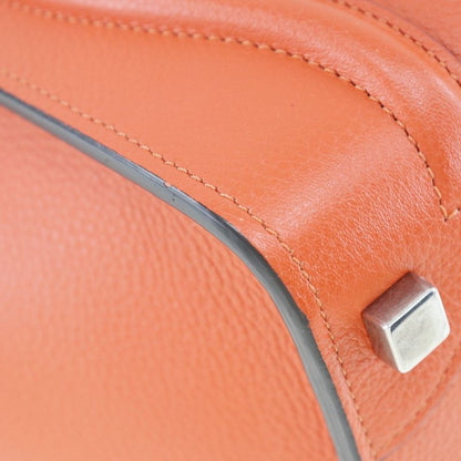 Celine Luggage Micro Shopper 167793dru.27 Leather Vermilion Ladies Handbag