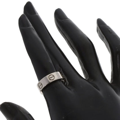 Cartier Love Ring #50 Ring - 18K White Gold Ladies