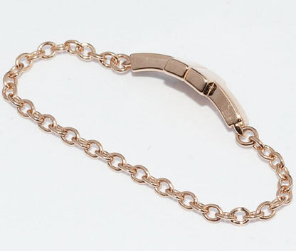 Tiffany & Co Ring 18K Pink Gold TTWO Chain Ring