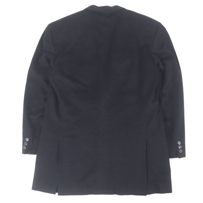 Gucci Vintage 100% Cashmere Single Tailored Jacket With Logo All Over The Back