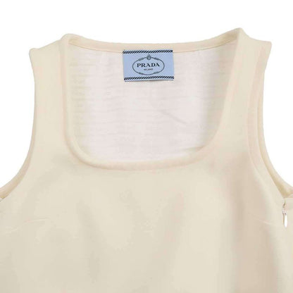 Prada 23aw Natte Mini Dress P3k47e S31 White 36
