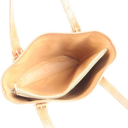 Vintage Celine Macadam Triomphe Leather Tote Bag Shoulder Hand Brown Women's