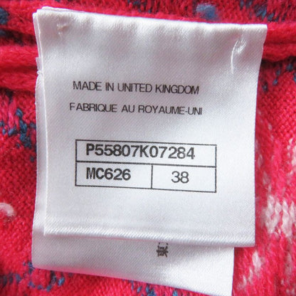 CHANEL P55807 100% Cashmere Sleeveless Long Knit Dress With Logo Button