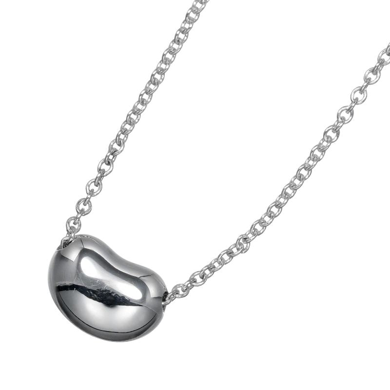 Tiffany & Co Bean Silver 925 Ladies 2.46g Necklace