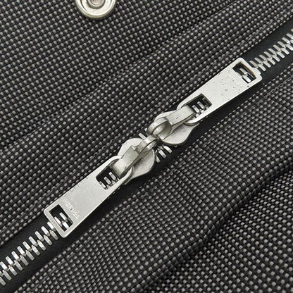 Hermes Tote Bag Her Line Tote MM Canvas Gray Silver Hardware Key and Cadena