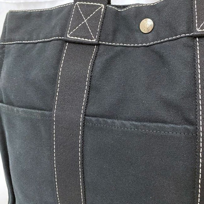 Hermes Deauville Tote MM Navy Black Ec20554