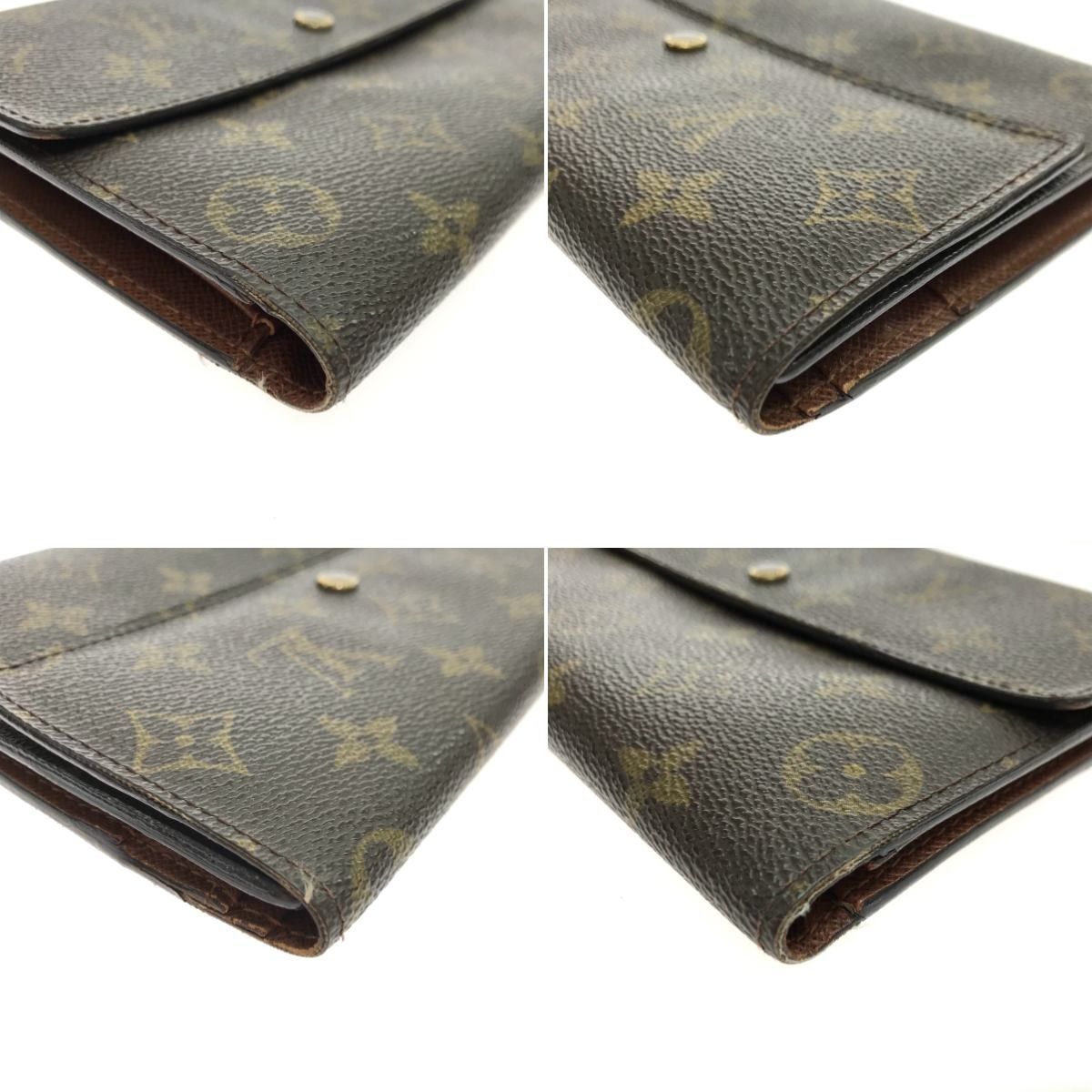 Louis Vuitton Notebook Cover Monogram Pochette Pass Port M60135 Brown