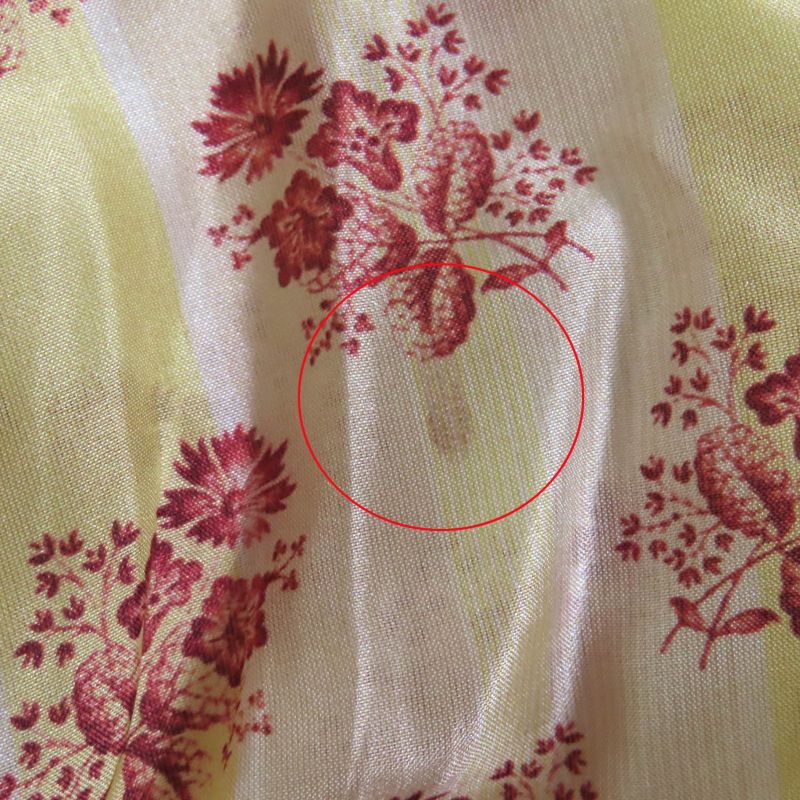 Louis Vuitton 2021 100% Cotton Floral Silk Sleeve Cut And Sewn Yellow XS (size