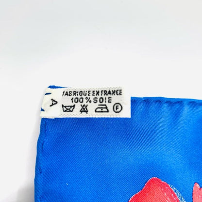 Hermes Carre 90 Silk Scarf La Danse La Danse Ballerina Light Blue