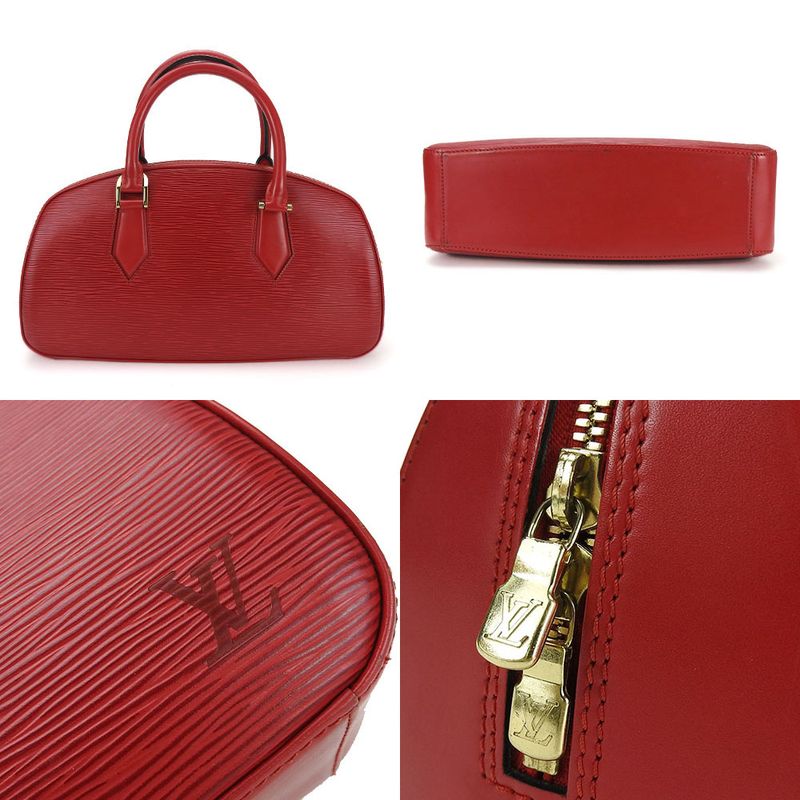 Louis Vuitton Handbag Jasmine M52087 Epi Leather Red Castilian Red Gold