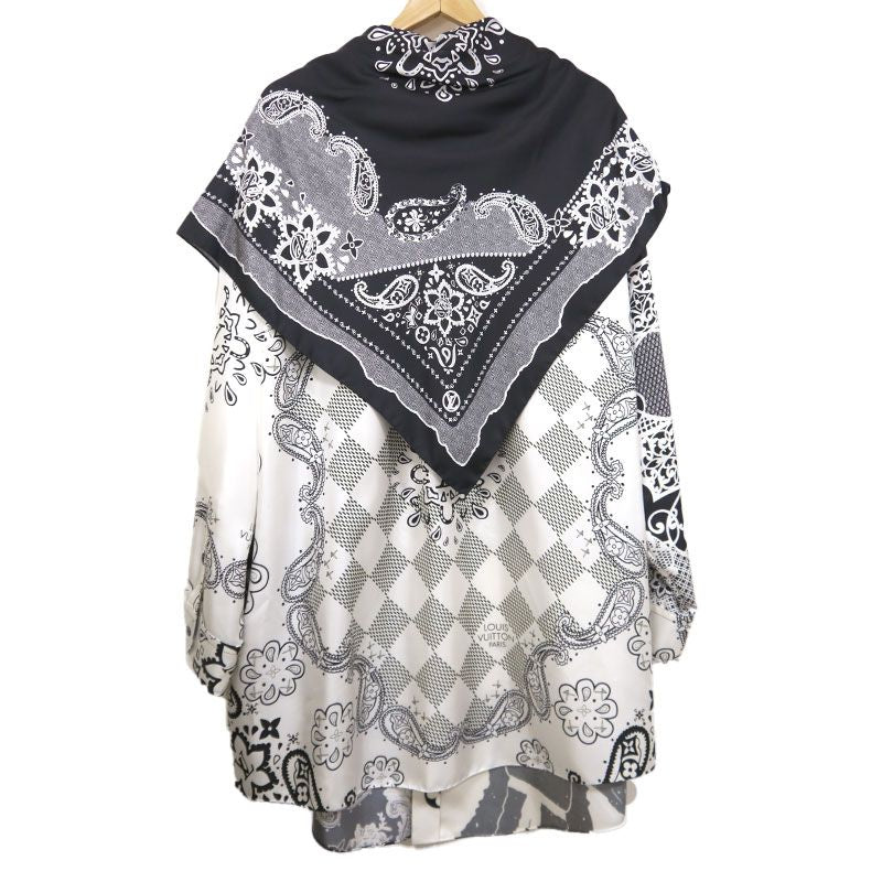 Louis Vuitton Long Scarf Overshirt Size S Long Sleeves Monotone