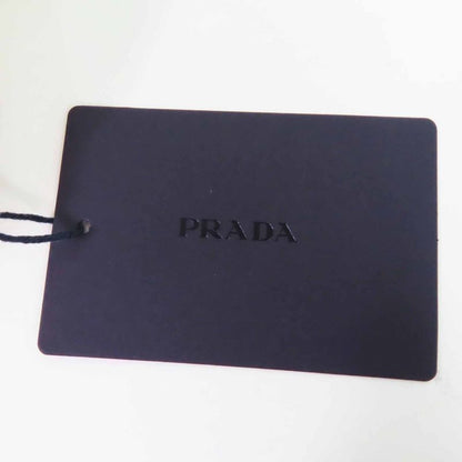 Prada 1if131 Sheepskin With Triangle Logo Plate Hair Tie Hair Accessory