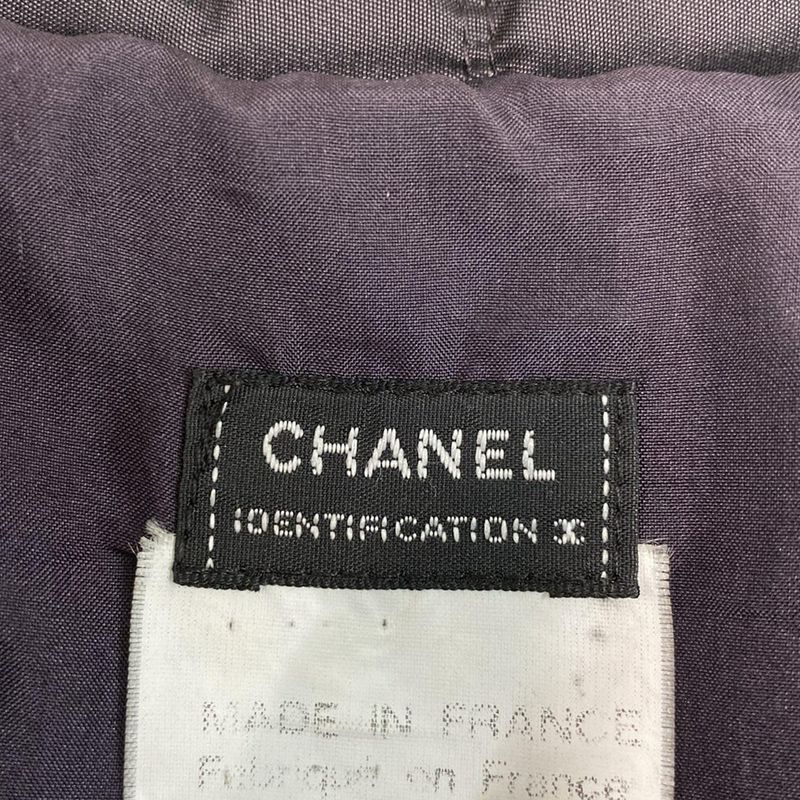 Chanel Coat Size 38 M Women - P15991 Purple Long Sleeves / Quilted / Zip Up /