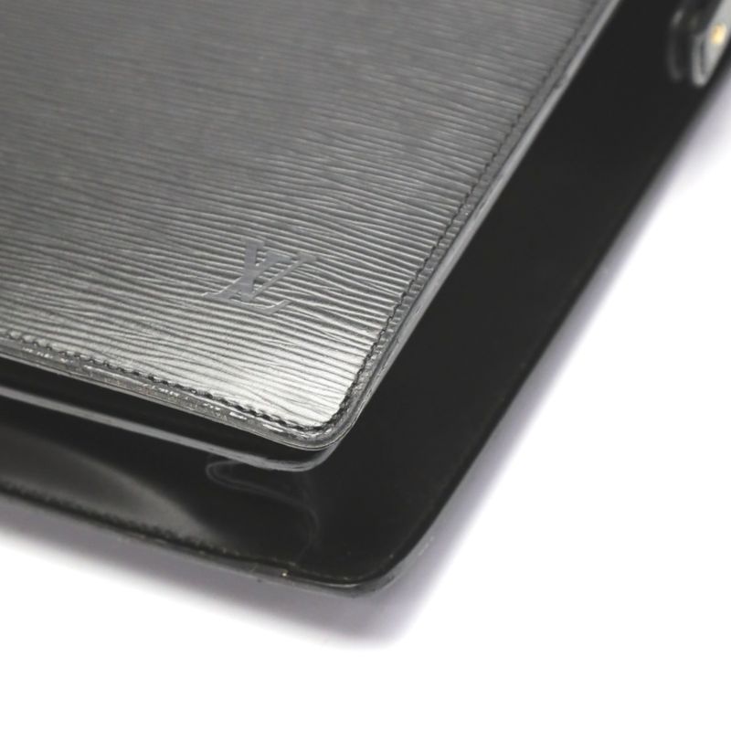 Louis Vuitton M54352 Epi Briefcase Fermoir Business Bag Louis Vuitton Black