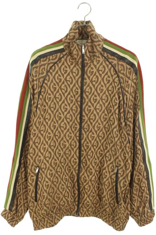Gucci 20SS 587358 Xjbov G Rambus Nylon Jersey Blouson Men's M
