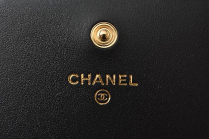 Chanel Belt Bag Coin Case Chain Pouch Chanel Boy Chanel Black Gold Hardware
