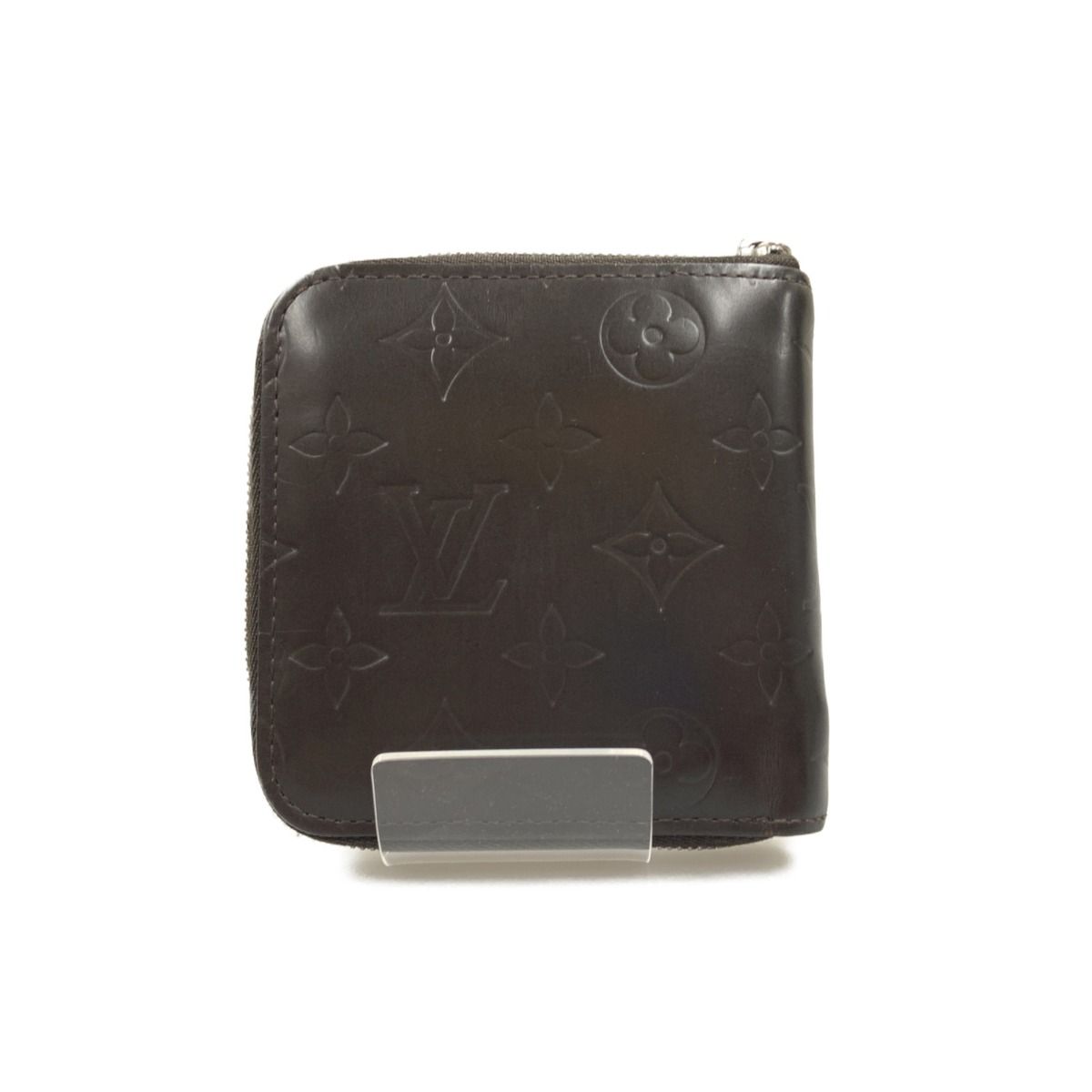 Louis Vuitton Monogram Glace Porte Vie Monet Zip Round Zipper Wallet M66510