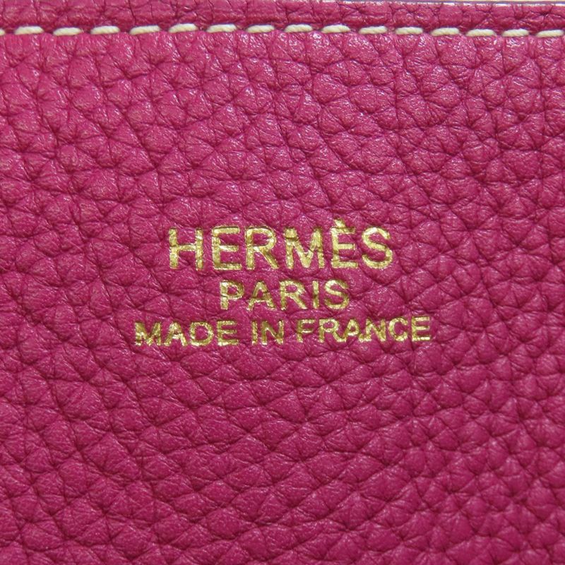 Hermes Double Sens 36 Reversible Tote Bag Taurillon Leather Women