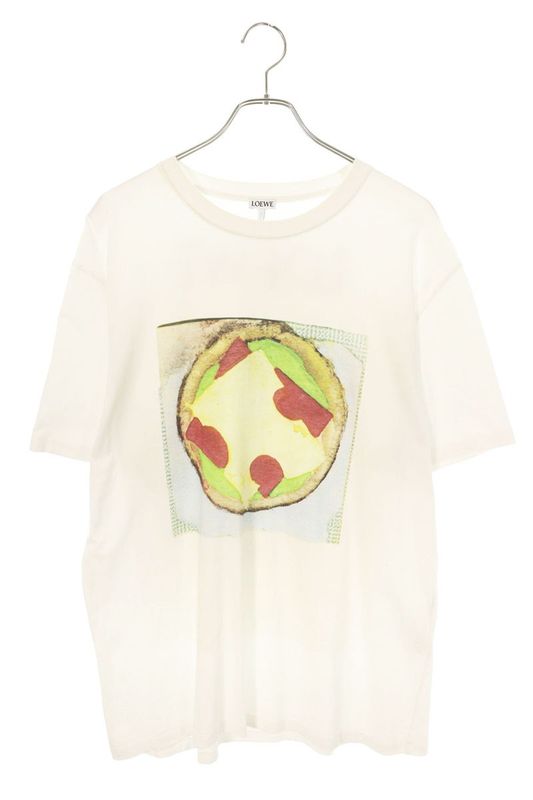 Loewe H526y22j31 Pizza Print T-shirt Men's L