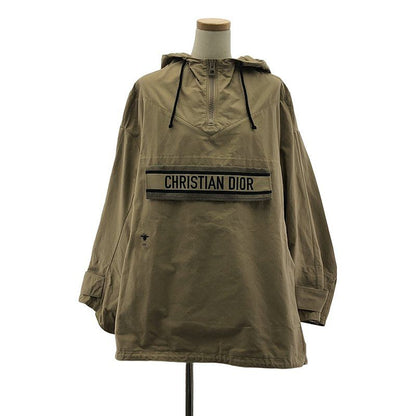 Christian DIOR | Front Logo Twill Cotton Anorak Jacket BEE Embroidery Unisex