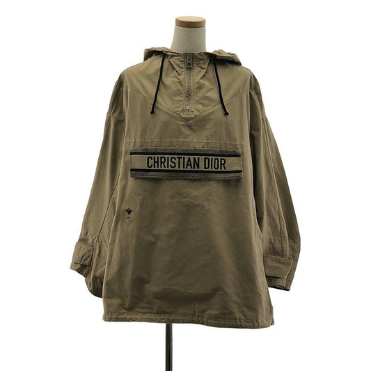 Christian DIOR | Front Logo Twill Cotton Anorak Jacket BEE Embroidery Unisex