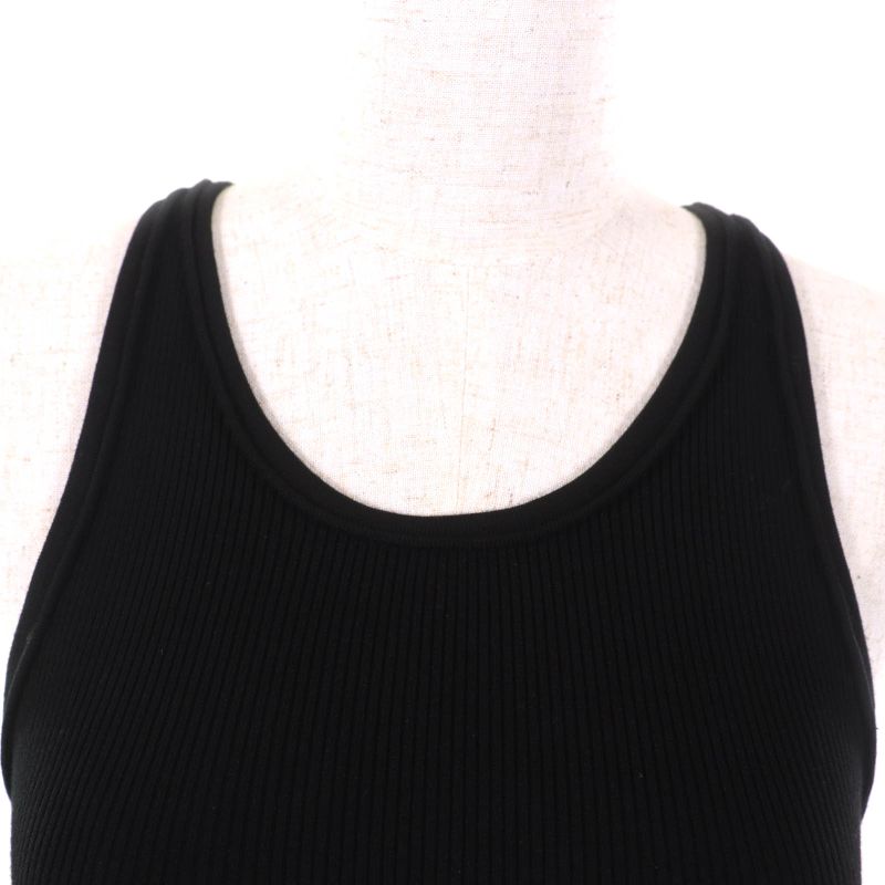 Celine 2a68l372n Athlete Bra / Mesh Logo Design Ascuff Tick Knit Black / Cream