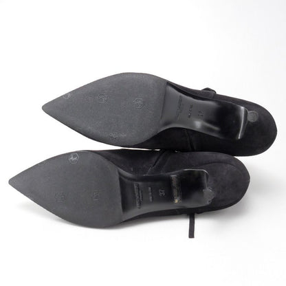 Saint Laurent Paris Boots Size 37 Studded Fringe Decoration Suede Short Boots