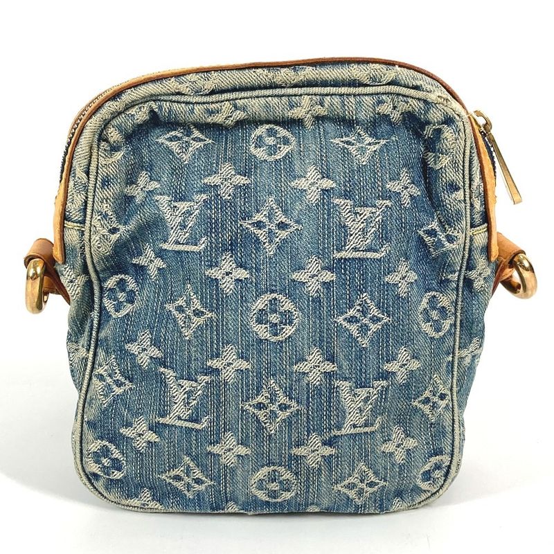 Louis Vuitton Shoulder Bag Camera Bag M95348 Monogram Denim Blue