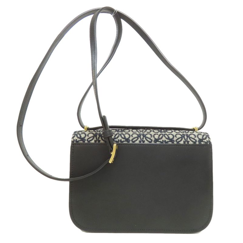 Loewe Anagram Shoulder Bag Canvas Calf Women