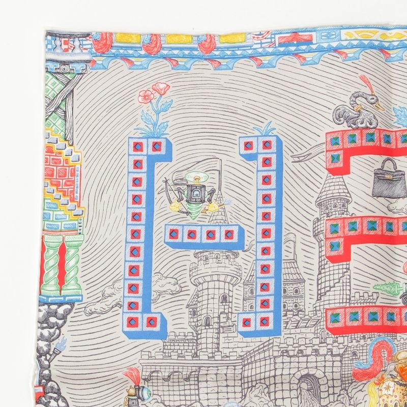 Hermes Silk Super SILK Quest Super Silk Quest Scarf Multicolor