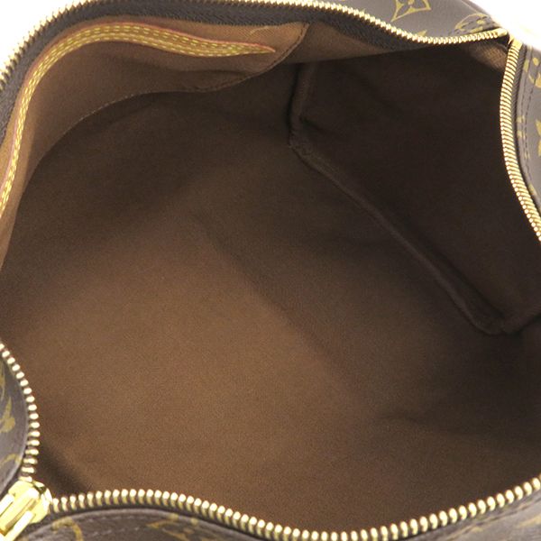 Louis Vuitton Boston Bag Speedy 35 Monogram Canvas Monogram Gold Hardware Brown