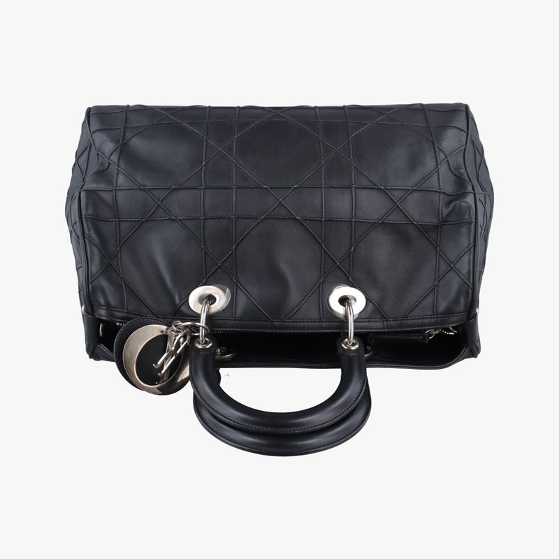 Christian Diorchristian Dior Granville Black Lamb Skin 17-bo-0171