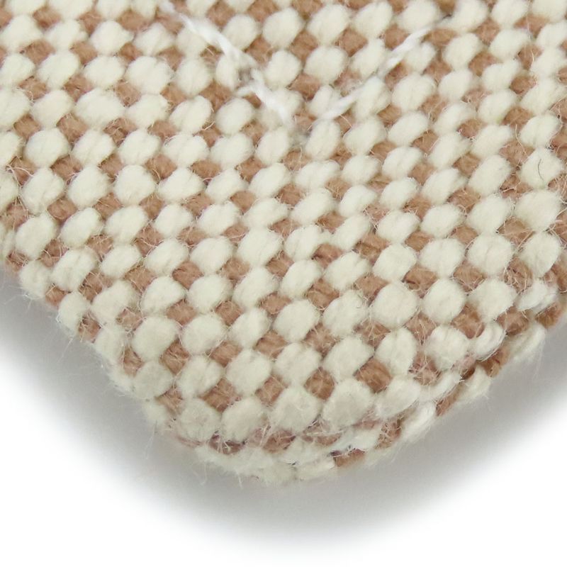 Hermes Pouch New Yachting PM Canvas Beige Silver Hardware Multi Pouch Logo