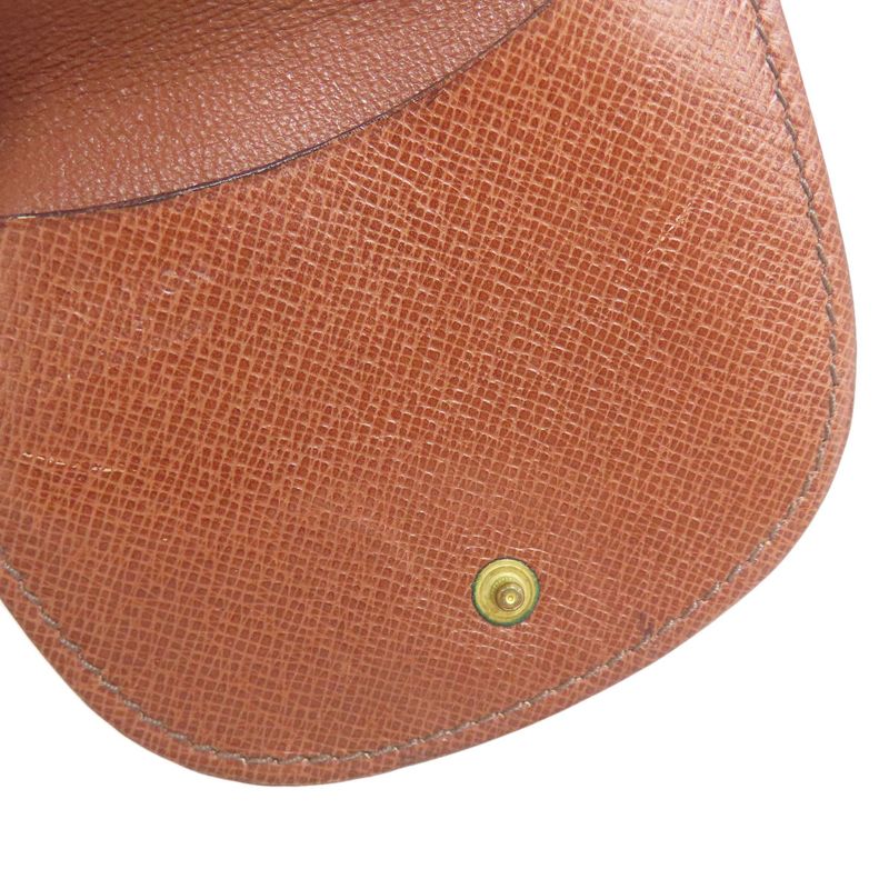 Louis Vuitton M61970 Porte Monnaie Gueze Coin Case Monogram Canvas Women