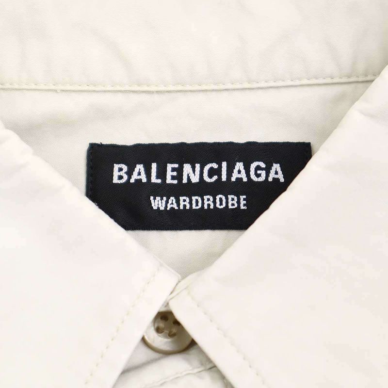 Balenciaga Property Oversize D Shirt 703843 Tkm01 Grayish 38