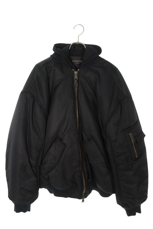 Balenciaga 23SS 746456 Tno27 Nylon All-in Bomber Jacket Blouson Men's 2