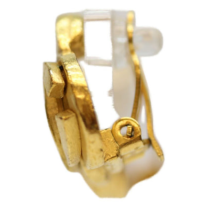Chanel 97P GP Heart Shape Coco Mark Earrings